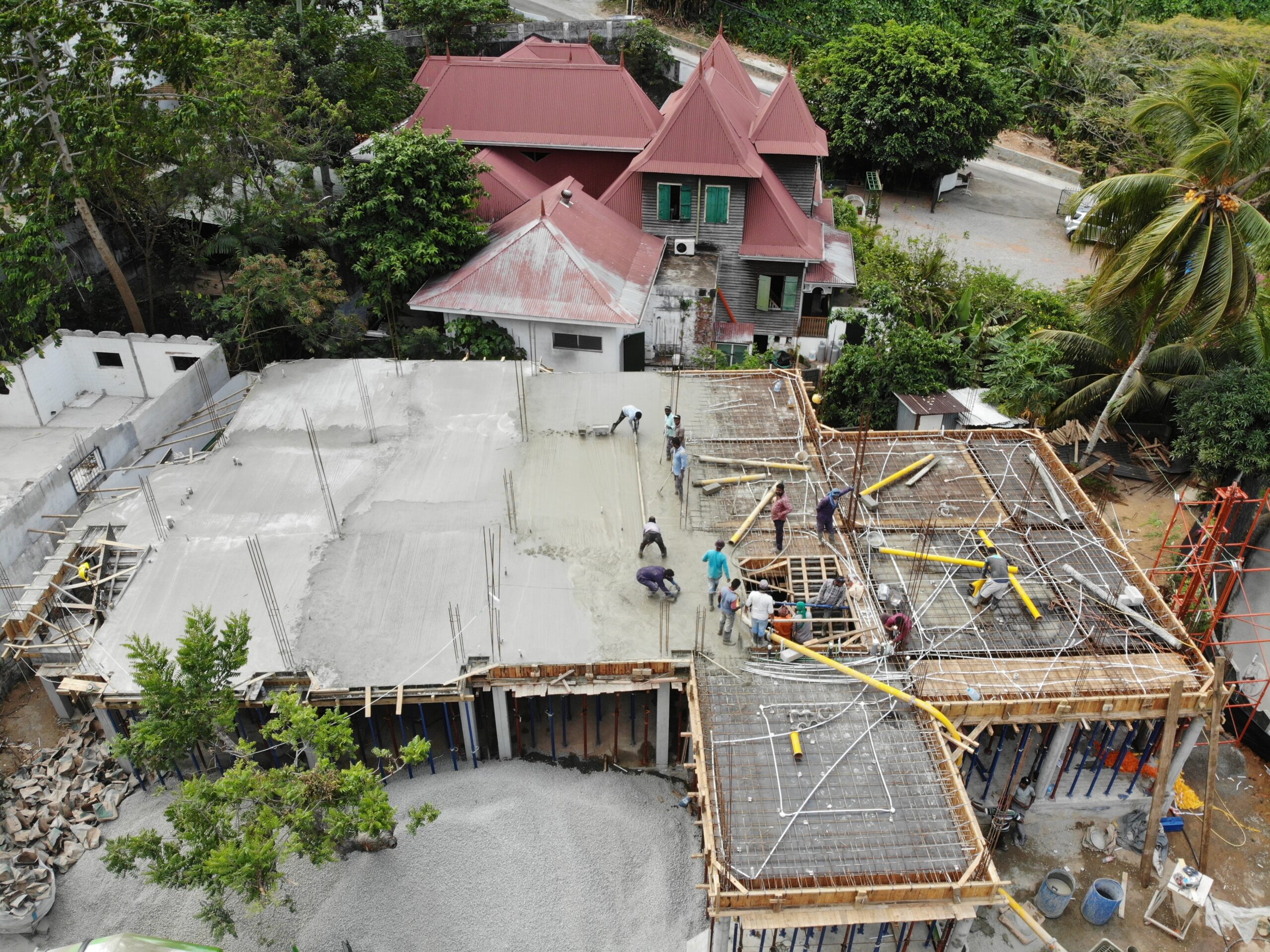 aerial of building